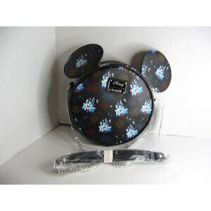 Disney Lounge Fly Mickey Mouse Castle Ears Crossbody Bag with Chain Strap